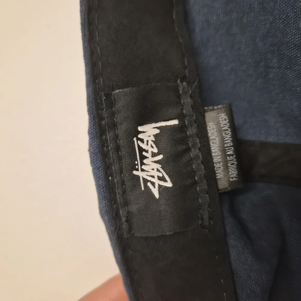 Navy Stüssy 1980 embroidered logo cap - Picture 8 of 9